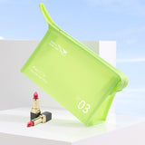 Maxbell Travel Toiletry Bag with Handle Storage Bag Travel Accessories for Beach Gym green horizontal