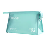 Maxbell Travel Toiletry Bag with Handle Storage Bag Travel Accessories for Beach Gym blue  horizontal