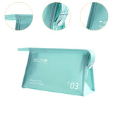 Maxbell Travel Toiletry Bag with Handle Storage Bag Travel Accessories for Beach Gym blue  horizontal