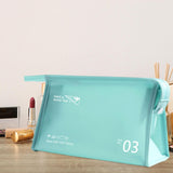 Maxbell Travel Toiletry Bag with Handle Storage Bag Travel Accessories for Beach Gym blue  horizontal