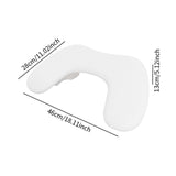 Maxbell Salon Nail Art Hand Rest Butterfly Hand Rest Nail Art Hand Holder Home Gifts white