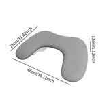 Maxbell Salon Nail Art Hand Rest Butterfly Hand Rest Nail Art Hand Holder Home Gifts grey