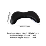 Maxbell Nail Arm Rest Pillow Nail Art Hand Pillow for Nail Salon Manicurist Nail Art Black