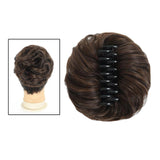 Maxbell Messy Bun Hair Piece Clip Grab Clip Hair Extension Clip for Girls Adding Bun