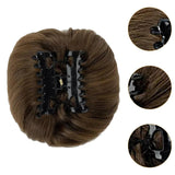 Maxbell Messy Bun Hair Piece Clip Grab Clip Hair Extension Clip for Girls Adding Bun