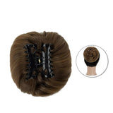 Maxbell Messy Bun Hair Piece Clip Grab Clip Hair Extension Clip for Girls Adding Bun