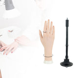 Resin Mannequin Hand Model Jewelry Display Holder for Chain Organizing Rings Left Hand