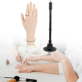 Resin Mannequin Hand Model Jewelry Display Holder for Chain Organizing Rings Left Hand