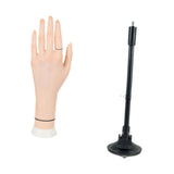 Resin Mannequin Hand Model Jewelry Display Holder for Chain Organizing Rings Left Hand