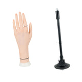 Resin Mannequin Hand Model Jewelry Display Holder for Chain Organizing Rings Left Hand