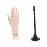 Resin Mannequin Hand Model Jewelry Display Holder for Chain Organizing Rings Right hand