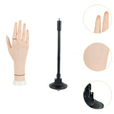 Resin Mannequin Hand Model Jewelry Display Holder for Chain Organizing Rings Right hand