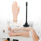 Resin Mannequin Hand Model Jewelry Display Holder for Chain Organizing Rings Right hand