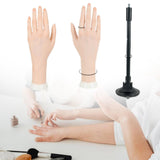 Resin Mannequin Hand Model Jewelry Display Holder for Chain Organizing Rings Left and right hand