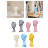 Mannequin Head Hat Holder Hat Display Stand for Styling Headdress Home Decor Height 40cm Apricot