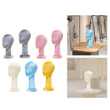 Mannequin Head Hat Holder Hat Display Stand for Styling Headdress Home Decor Height 40cm Apricot