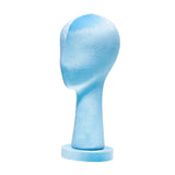 Mannequin Head Hat Holder Hat Display Stand for Styling Headdress Home Decor Height 40cm Blue