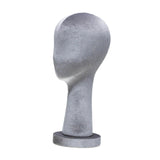 Mannequin Head Hat Holder Hat Display Stand for Styling Headdress Home Decor Height 40cm Gray