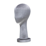 Mannequin Head Hat Holder Hat Display Stand for Styling Headdress Home Decor Height 40cm Gray