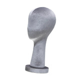 Mannequin Head Hat Holder Hat Display Stand for Styling Headdress Home Decor Height 40cm Gray