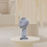 Mannequin Head Hat Holder Hat Display Stand for Styling Headdress Home Decor Height 40cm Gray