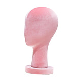 Mannequin Head Hat Holder Hat Display Stand for Styling Headdress Home Decor Height 33cm Pink