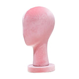 Mannequin Head Hat Holder Hat Display Stand for Styling Headdress Home Decor Height 33cm Pink