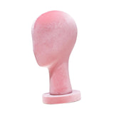 Mannequin Head Hat Holder Hat Display Stand for Styling Headdress Home Decor Height 33cm Pink