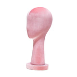 Mannequin Head Hat Holder Hat Display Stand for Styling Headdress Home Decor Height 40cm Pink