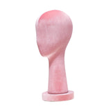 Mannequin Head Hat Holder Hat Display Stand for Styling Headdress Home Decor Height 40cm Pink