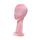 Mannequin Head Hat Holder Hat Display Stand for Styling Headdress Home Decor Height 40cm Pink