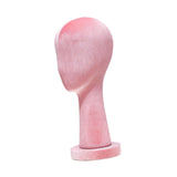 Mannequin Head Hat Holder Hat Display Stand for Styling Headdress Home Decor Height 40cm Pink