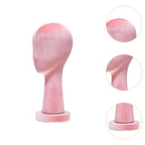 Mannequin Head Hat Holder Hat Display Stand for Styling Headdress Home Decor Height 40cm Pink