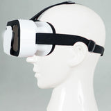 Male Mannequin Head Freestanding Hat Display Stand for Shop Headset Tabletop Bright White