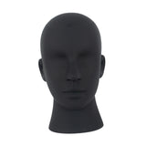 Male Mannequin Head Freestanding Hat Display Stand for Shop Headset Tabletop Matt Black