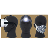 Male Mannequin Head Freestanding Hat Display Stand for Shop Headset Tabletop Matt Black