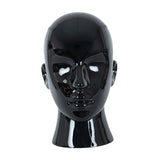 Male Mannequin Head Freestanding Hat Display Stand for Shop Headset Tabletop Bright Black