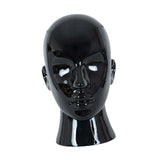 Male Mannequin Head Freestanding Hat Display Stand for Shop Headset Tabletop Bright Black