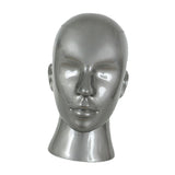 Male Mannequin Head Freestanding Hat Display Stand for Shop Headset Tabletop Gray