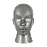 Male Mannequin Head Freestanding Hat Display Stand for Shop Headset Tabletop Gray