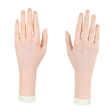 Practice Mannequin Hand Practice Hand for Acrylic Nails for Photograph Props left and right hand