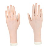 Practice Mannequin Hand Practice Hand for Acrylic Nails for Photograph Props left and right hand