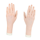 Practice Mannequin Hand Practice Hand for Acrylic Nails for Photograph Props left and right hand