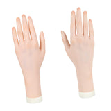 Practice Mannequin Hand Practice Hand for Acrylic Nails for Photograph Props left and right hand