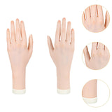 Practice Mannequin Hand Practice Hand for Acrylic Nails for Photograph Props left and right hand