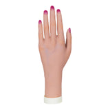 Practice Mannequin Hand Practice Hand for Acrylic Nails for Photograph Props skin left hand