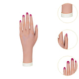 Practice Mannequin Hand Practice Hand for Acrylic Nails for Photograph Props skin left hand