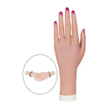 Practice Mannequin Hand Practice Hand for Acrylic Nails for Photograph Props skin left hand