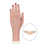 Practice Mannequin Hand Practice Hand for Acrylic Nails for Photograph Props skin left hand