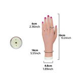 Practice Mannequin Hand Practice Hand for Acrylic Nails for Photograph Props skin left hand